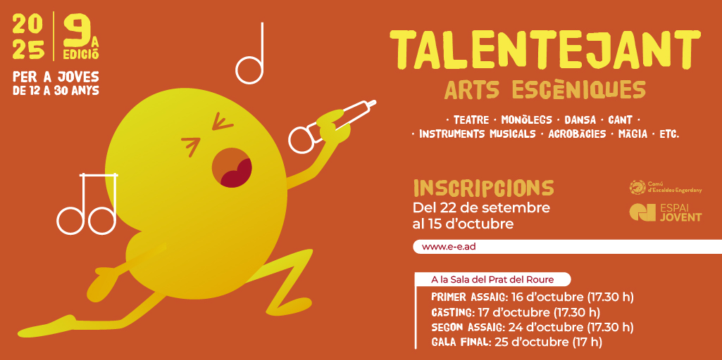 el-talentejant-darts-esceniques-celebra-la-seva-9a-edicio-per-donar-veu-al-talent-jove-del-pais